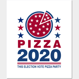 Vote Pizza in 2020 Posters and Art